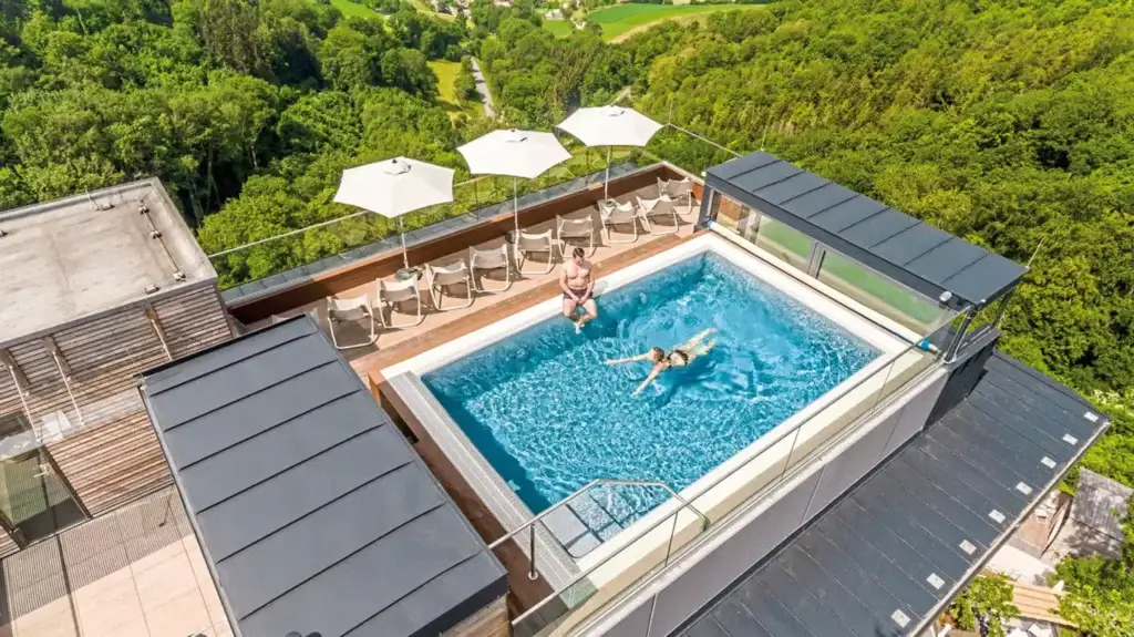 Mawell Resort im Hohenloher Land – exklusives Wellnesshotel mit Panoramablick über das Jagsttal in Baden-Württemberg
